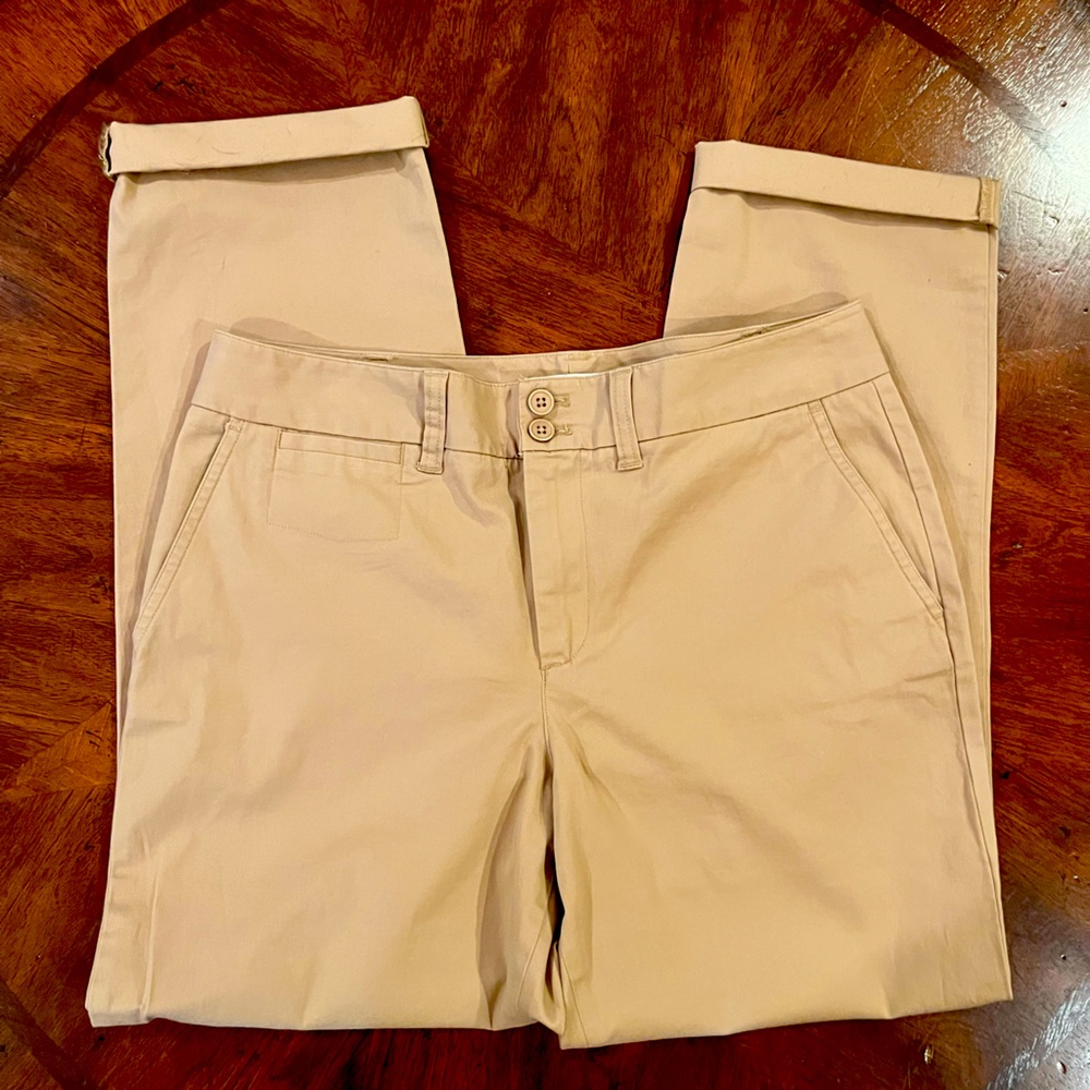 Talbots Khaki Pants. Size 8.